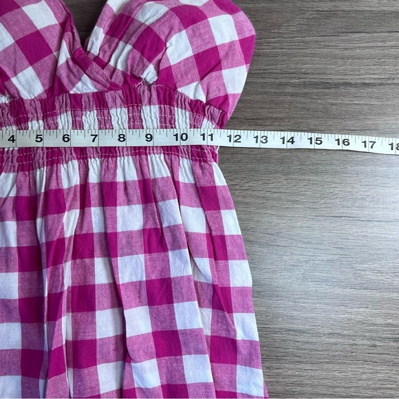 Black White, Pink Gingham Plaid Sundress Bundle Size Medium - Picture 4 of 7